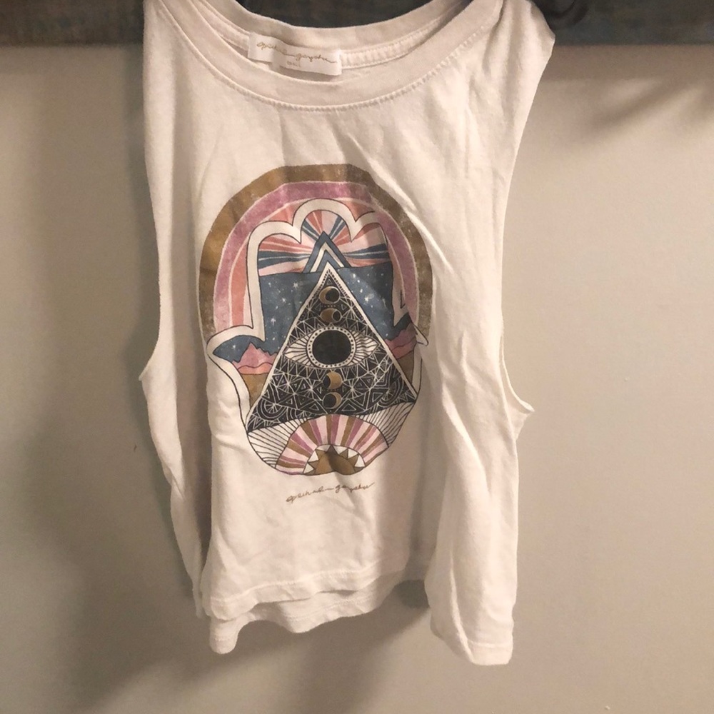 Spiritual Gangster cropped tank size small